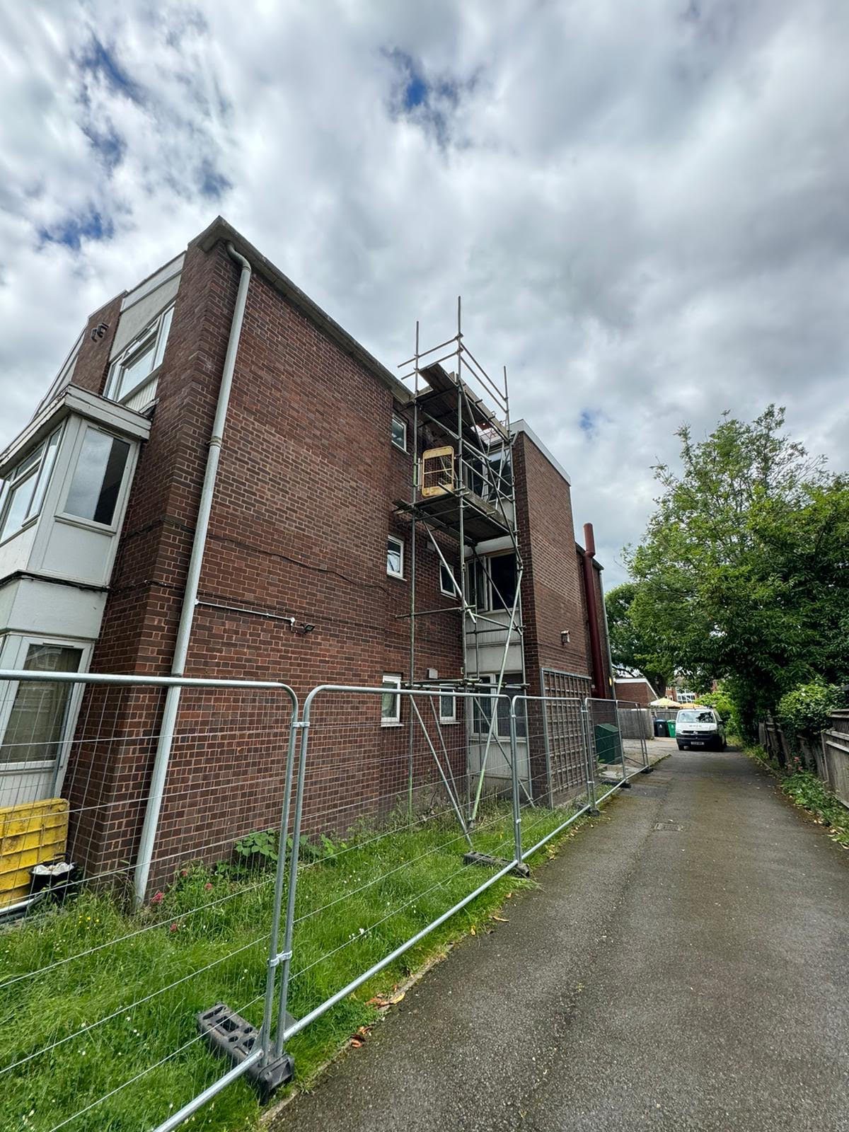 Gilpin House, Sutton, New 100mm Welded Steel MDPE Gas Service Installed