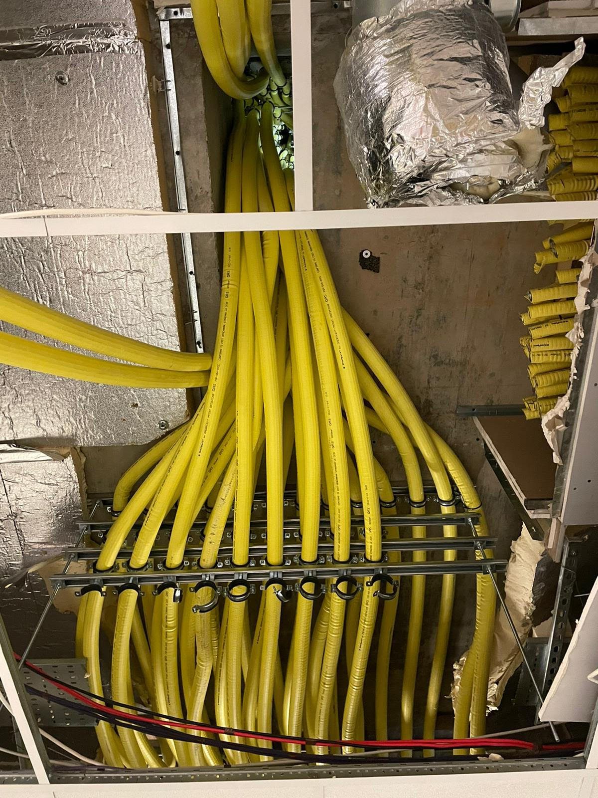 Milo and Diagoras Houses, Bow, East London. 66 New Gas Mains Replaced