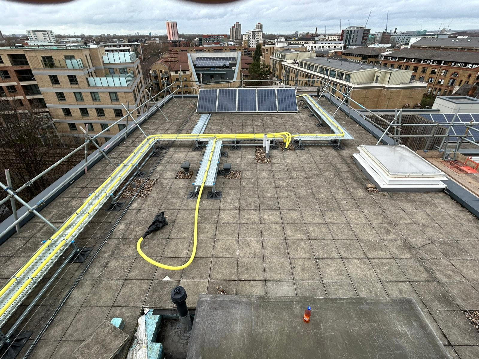 Milo and Diagoras Houses, Bow, East London. 66 New Gas Mains Replaced