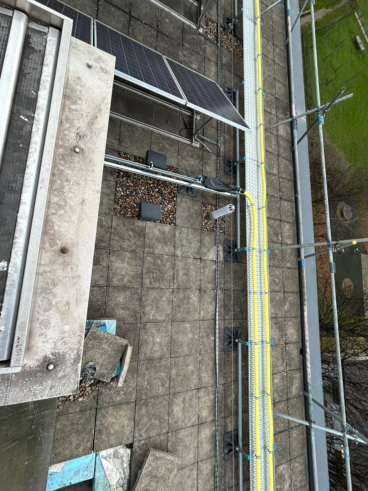 Milo and Diagoras Houses, Bow, East London. 66 New Gas Mains Replaced