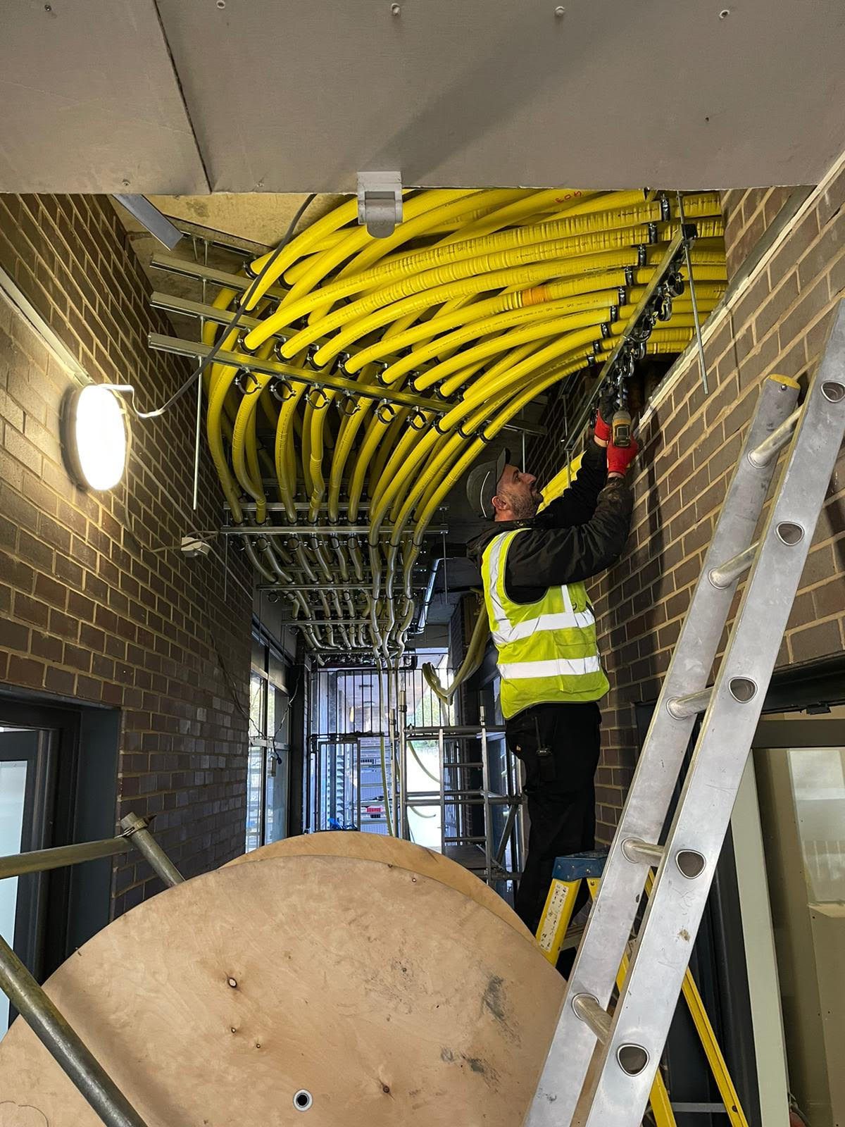 Milo and Diagoras Houses, Bow, East London. 66 New Gas Mains Replaced