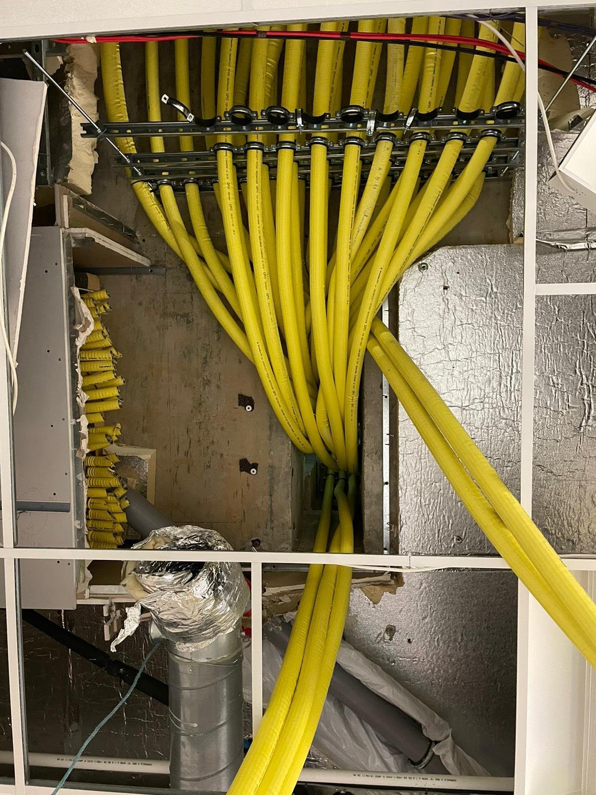 Milo and Diagoras Houses, Bow, East London. 66 New Gas Mains Replaced